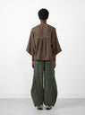 Digi Corduroy Pant Duffle Bag Green by Henrik Vibskov at Couverture and The Garbstore rear shot