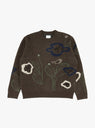 Rune Jacquard Sweater Espresso by Norse Projects at Couverture and The Garbstore