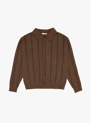 Formal Cardigan Light Brown Stripe by mfpen at Couverture and The Garbstore 