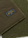 Muffler Boa Quilt Olive by Beams Plus at Couverture and The Garbstore close up