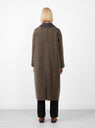 Skog Coat Brown by Mina Perhonen at Couverture and The Garbstore rear 