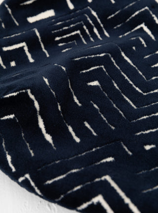 Small Echo Bag Navy by Mina Perhonen at Couverture and The Garbstore close up 