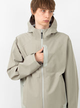 3L Shell Jacket Beige by Hiking Patrol at Couverture and The Garbstore side pocket