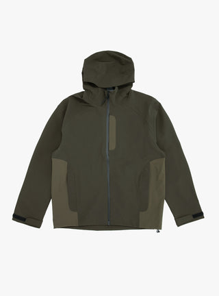 3L Shell Jacket Moss Green by Hiking Patrol at Couverture and The Garbstore 