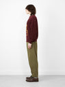 Land Pant Olive by TDR at Couverture and The Garbstore side profile