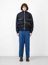 Warden Pant Indigo by TDR at Couverture and The Garbstore full profile