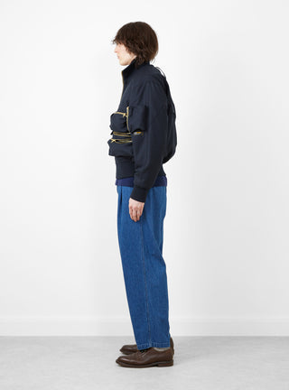 Warden Pant Indigo by TDR at Couverture and The Garbstore side profile