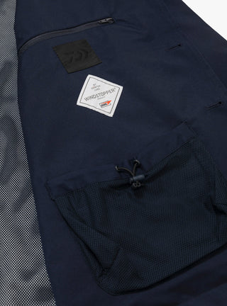 GORE-TEX Windstopper Tech 2B Jacket Navy by Daiwa Pier39 at Couverture and The Garbstore pockets 