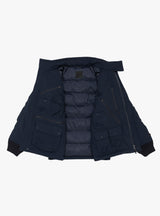 Tech Submarine Jacket Navy by Daiwa Pier39 at Couverture and The Garbstore zip pockets 