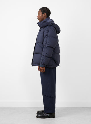 Tech Alpine Down Parka Navy by Daiwa Pier39 at Couverture and The Garbstore side profile