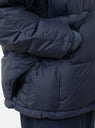 Tech Alpine Down Parka Navy by Daiwa Pier39 at Couverture and The Garbstore pockets 