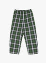 Swell Flannel Checkered Pant Green Big Check by Gramicci at Couverture and The Garbstore 