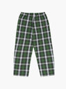 Swell Flannel Checkered Pant Green Big Check by Gramicci at Couverture and The Garbstore rear shot