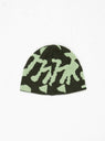 Burly Runningman Beanie Oak Green by Gramicci at Couverture and The Garbstore side 