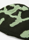 Burly Runningman Beanie Oak Green by Gramicci at Couverture and The Garbstore close up