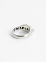 Danny Signet Ring Silver by Maple at Couverture and The Garbstore hallmarking