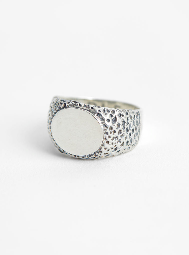 Nugget Ring Silver by Maple at Couverture and The Garbstore