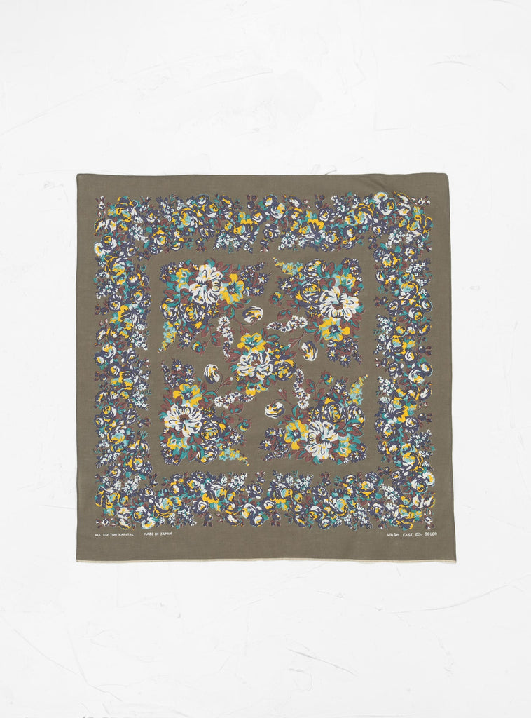 Nadeshiko Bandana Khaki by Kapital at Couverture and The Garbstore