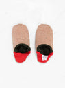 Quilting Boa x Wool Red by Merippa at Couverture and The Garbstore from above