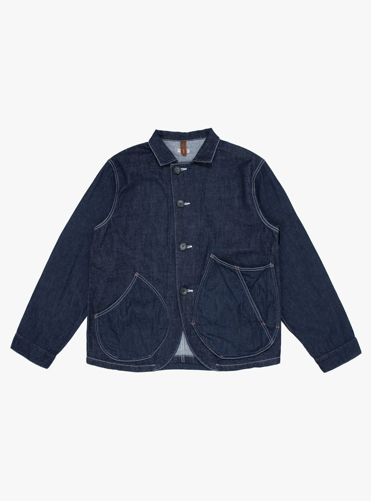 11.5oz x 8oz RINGOMAN Coverall Indigo by Kapital at Couverture and The Garbstore 