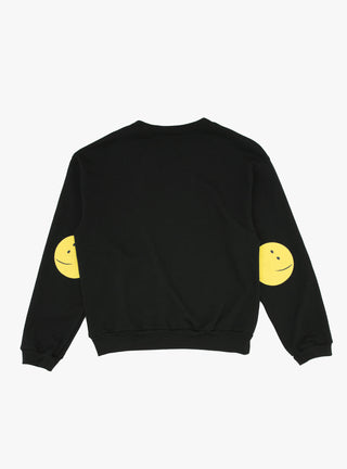 Rainbowy Profile Sweatshirt Black by Kapital at Couverture and The Garbstore rear