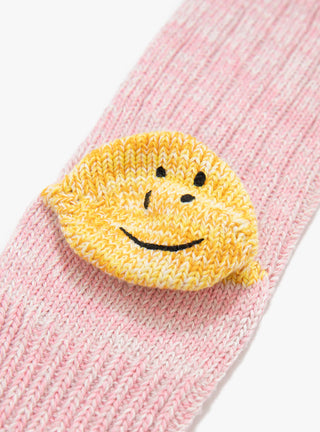 60Yarns Grandelle Ivy Happy Socks Pink by Kapital at Couverture and THe Garbstore rear 