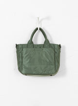 Bio-Nylon TANKER Tote Bag Sage Green by Porter Yoshida & Co at Couverture and The Garbstore rear shot