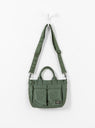 Bio-Nylon TANKER Tote Bag Sage Green by Porter Yoshida & Co at Couverture and The Garbstore full bag