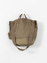 ALL 2Way Bucket Tote With Pouches Beige by Porter Yoshida & Co at Couverture and the Garbstore  rear 