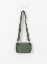 Bio-Nylon TANKER Envelope Bag Sage Green by Porter Yoshida and Co at Couverture and The Garbstore rear of bag