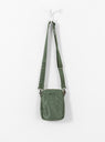 Bio-Nylon TANKER Vertical Shoulder Bag Sage Green by Porter Yoshida & Co. at Couverture and The Garbstore rear shot