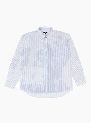 Classic Long Sleeve Shirt Bleached Blue by Stussy at Couverture and The Garbstore mens