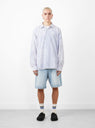 Classic Long Sleeve Shirt Bleached Blue by Stussy at Couverture and The Garbstore 