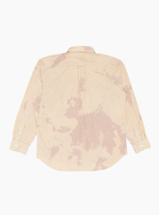 Classic Long Sleeve Shirt Bleached Tan by Stussy at Couverture and The Garbstore back of shirt