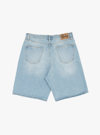 Big Ol' Shorts Denim Light Wash by Stussy at Couverture and The Garbstore rear