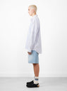 Big Ol' Shorts Denim Light Wash by Stussy at Couverture and The Garbstore side profile