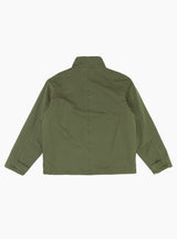 Insulated Field Jacket Olive by Stussy at Couverture and The Garbstore rear shot