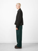 Workgear Trouser Twill Spruce by Stussy at Couverture and The Garbstore side profile