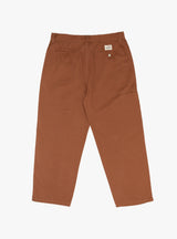 Workgear Trouser Twill Caramel by Stussy at Couverture and The Garbstore rear shot