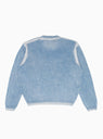 Faded Cotton Crew Blue by Stussy at Couverture and The Garbstore rear shot