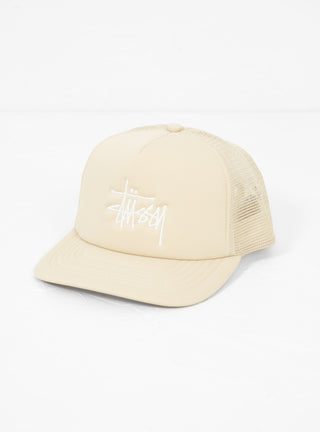 Big Basic Trucker Cap Sand by Stussy at Couverture and The Garbstore 