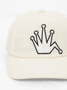 LP Bent Crown Cap Snow by Stussy at Couverture and The Garbstore close up