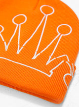 Cuff Beanie Orange by Stussy at Couverture and The Garbstore close up