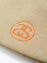 Skullcap Exposed Stitch Khaki by Stussy at Couverture and The Garbstore close up