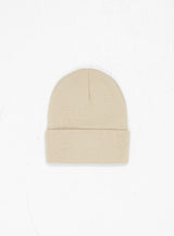 Cuff Beanie S Sport Sandstone by Stussy at Couverture and The Garbstore rear 