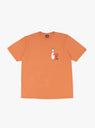 Kingpin Pig. Dyed T-shirt Rust by Stussy at Couverture and The Garbstore 