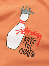 Kingpin Pig. Dyed T-shirt Rust by Stussy at Couverture and The Garbstore close up