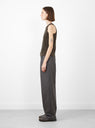 Leisure Tank Top Dark Brown by mfpen at Couverture and The Garbstore side profile