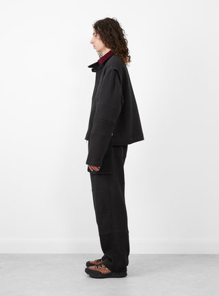 Pine Blouson Jacket Black Quilt by Paratodo at Couverture and The Garbstore side profile