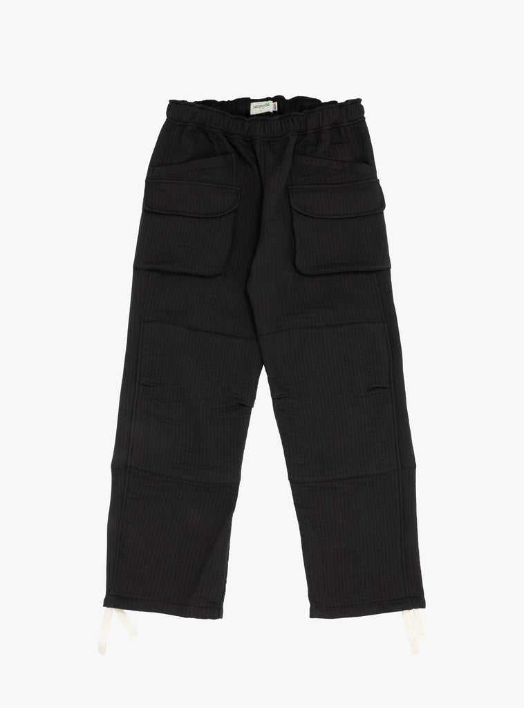 Tundra Trouser Black Quilt by Paratodo at Couverture and The Garbstore